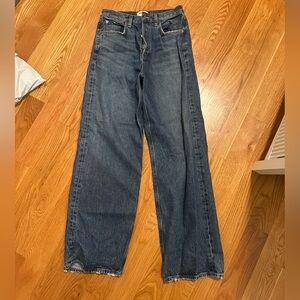 Agolde Dark Blue Denim Jeans